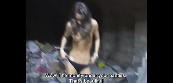  Michala Takes Cash for Public Nudity